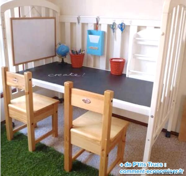 Transform Your Child s Old Crib into a Functional Desk: Easy DIY Guide for Parents
