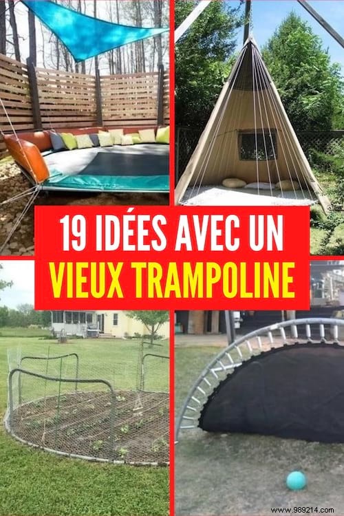 19 Genius Ways to Repurpose Your Old Trampoline in the Garden