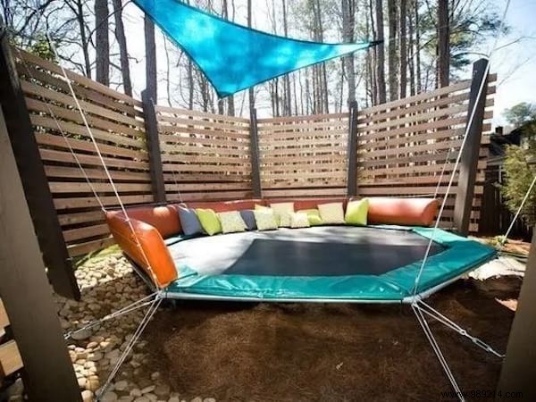 19 Genius Ways to Repurpose Your Old Trampoline in the Garden