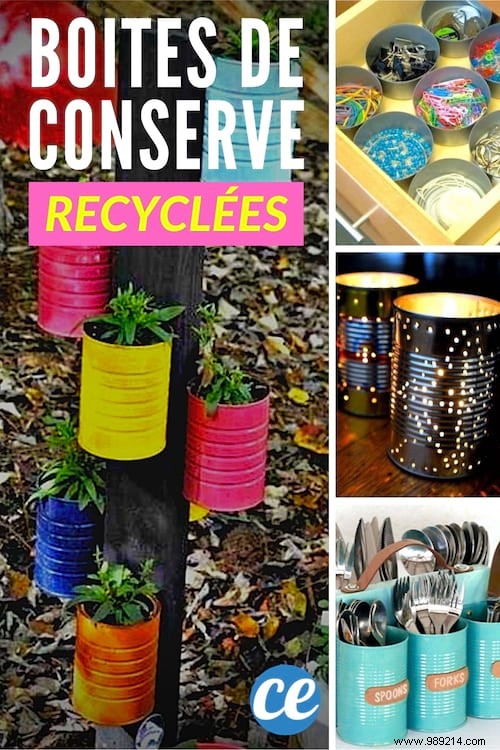 19 Genius DIY Ideas to Upcycle Tin Cans into Stylish Home and Garden Organizers