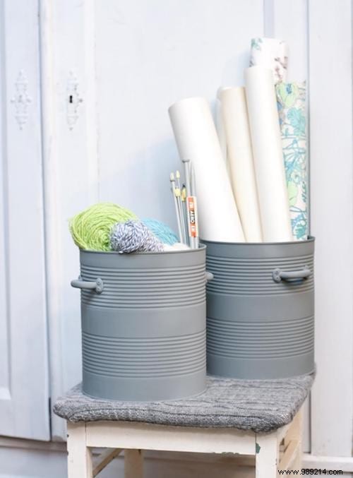 19 Genius DIY Ideas to Upcycle Tin Cans into Stylish Home and Garden Organizers