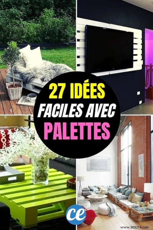27 Genius DIY Projects with Wooden Pallets: Easy, Quick, and Budget-Friendly Ideas