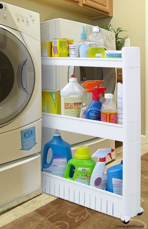 47 Genius Storage Solutions for Organizing Your Small Laundry Room