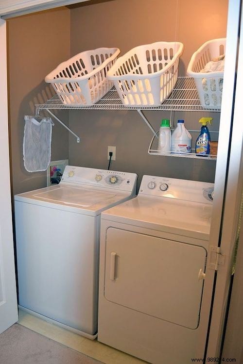47 Genius Storage Solutions for Organizing Your Small Laundry Room