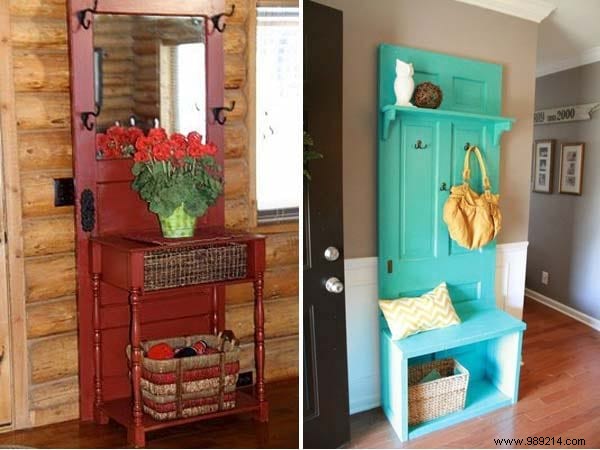 30 Genius DIY Ways to Upcycle Old Doors Into Stunning Home Features