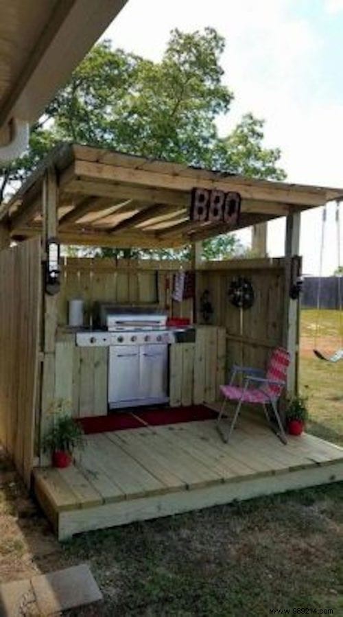 30 DIY Outdoor Kitchen Ideas Using Wooden Pallets: Simple Backyard Builds