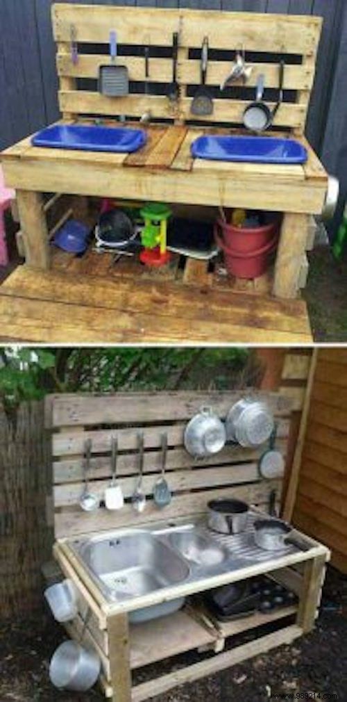 30 DIY Outdoor Kitchen Ideas Using Wooden Pallets: Simple Backyard Builds