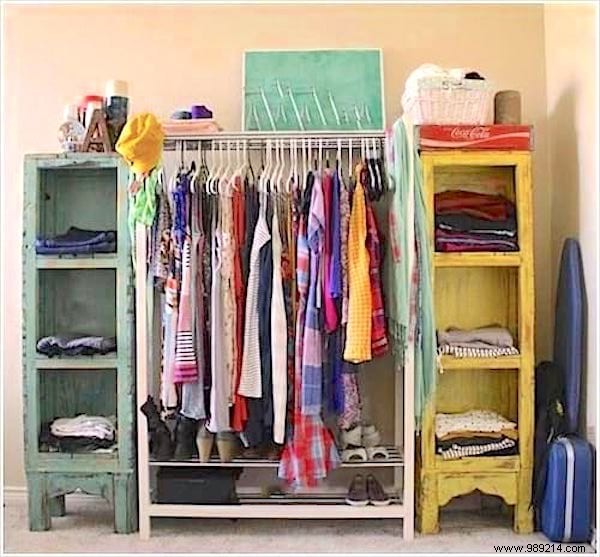 10 Smart, Budget-Friendly DIY Clothing Storage Ideas for Small Spaces