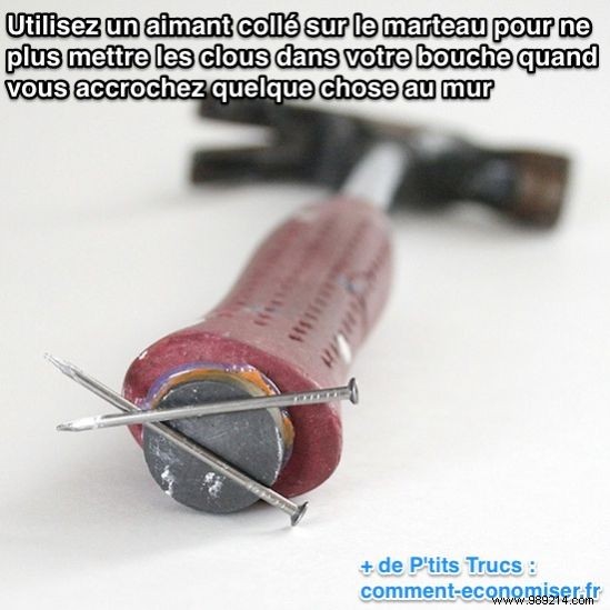 Pro DIY Hack: Magnetize Your Hammer to Keep Nails Handy and Safe