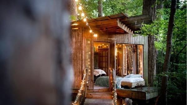 Architect Peter Bahouth s Dream Treehouse: Elevated Living Among the Treetops