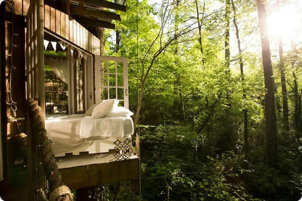 Architect Peter Bahouth s Dream Treehouse: Elevated Living Among the Treetops