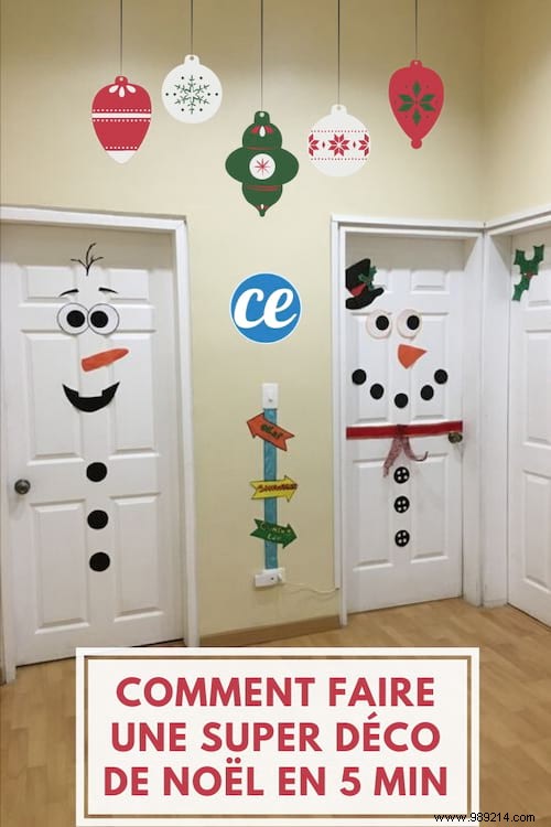 Easy 5-Minute DIY Paper Snowman Door Decoration – Kid-Friendly & Budget Christmas Craft