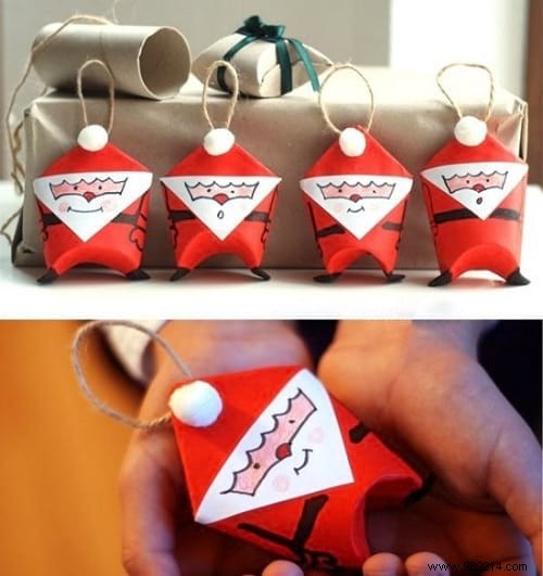 50 Creative DIY Christmas Decorations from Recycled Toilet Paper Rolls