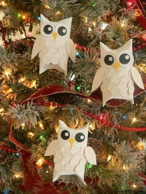 50 Creative DIY Christmas Decorations from Recycled Toilet Paper Rolls