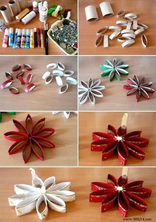 50 Creative DIY Christmas Decorations from Recycled Toilet Paper Rolls