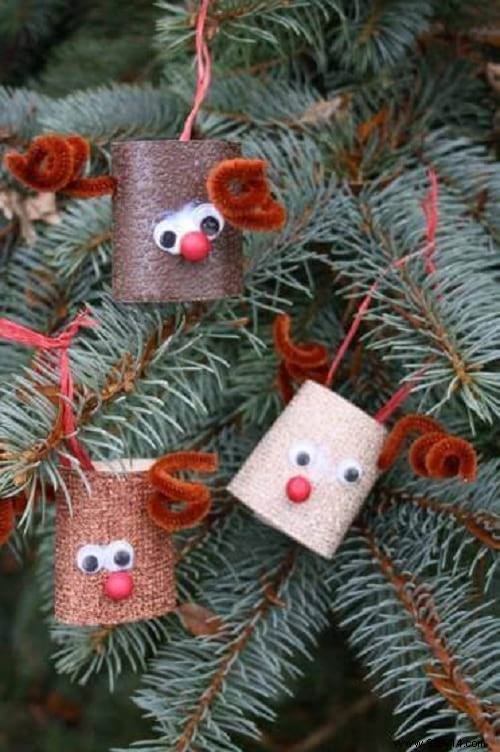 50 Creative DIY Christmas Decorations from Recycled Toilet Paper Rolls
