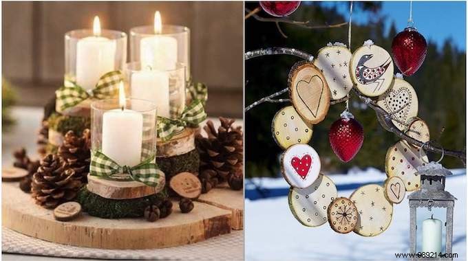 20 Stunning DIY Christmas Decorations Using Wooden Logs – Rustic Holiday Inspiration