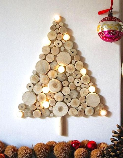 20 Stunning DIY Christmas Decorations Using Wooden Logs – Rustic Holiday Inspiration