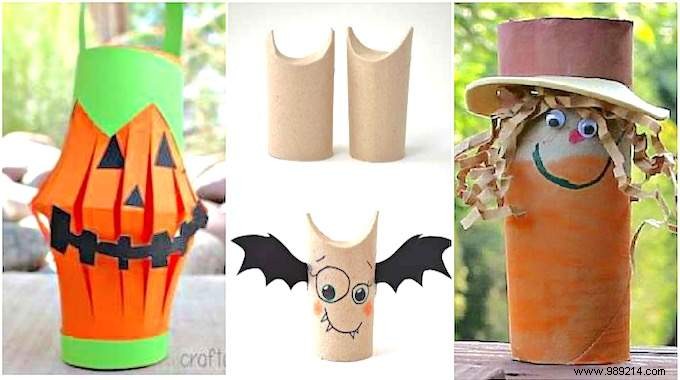 13 Spooky Halloween Crafts Using Toilet Paper Rolls