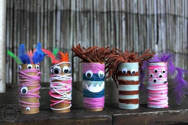 13 Spooky Halloween Crafts Using Toilet Paper Rolls