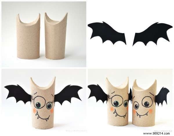 13 Spooky Halloween Crafts Using Toilet Paper Rolls