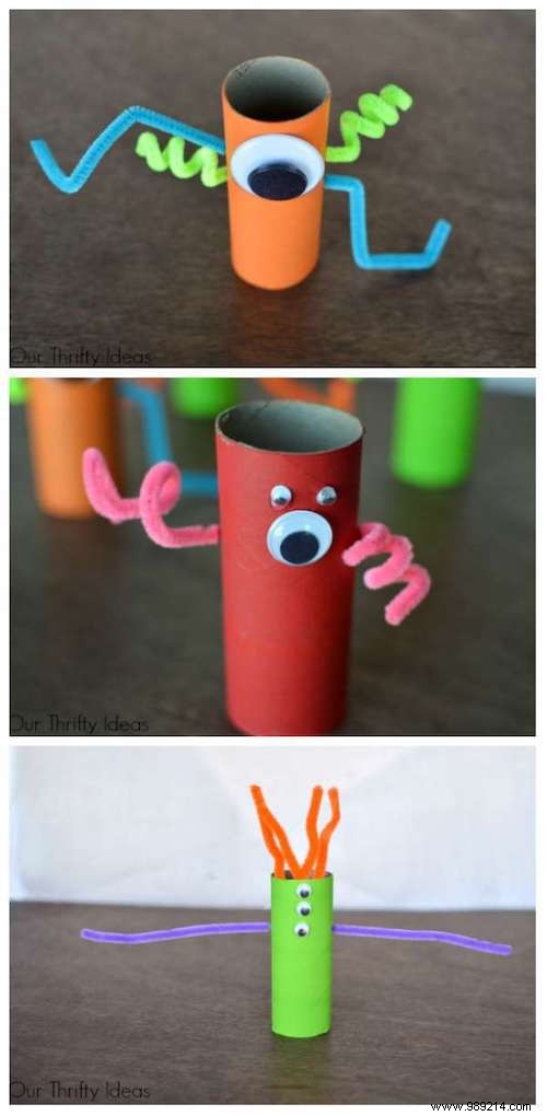 13 Spooky Halloween Crafts Using Toilet Paper Rolls