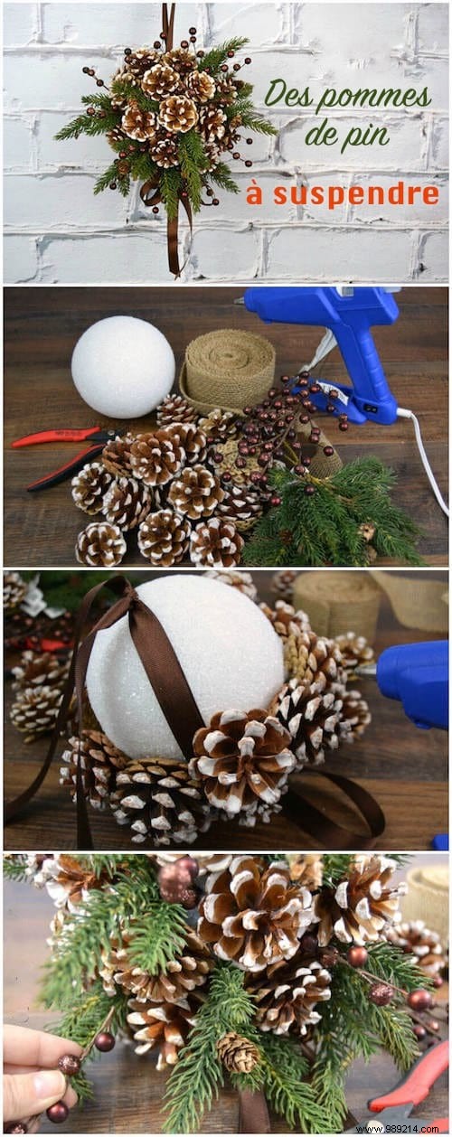 25 Easy, Budget-Friendly Christmas Pine Cone Decoration Ideas