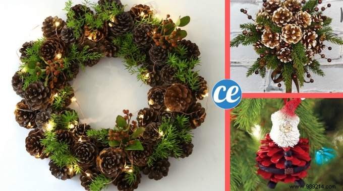 25 Easy, Budget-Friendly Christmas Pine Cone Decoration Ideas