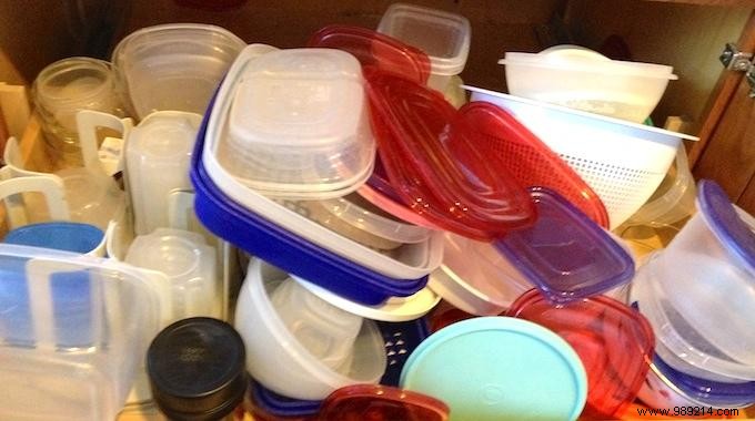 Organize Tupperware® Lids Effortlessly with This Proven DIY CD Rack Hack