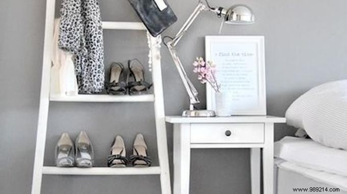 Transform an Old Ladder into a Stylish DIY Shoe Rack in Minutes