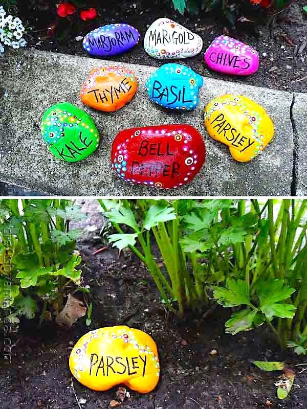19 Brilliant Free DIY Ideas for Beautiful Vegetable Garden Labels