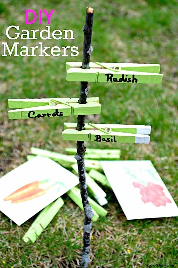 19 Brilliant Free DIY Ideas for Beautiful Vegetable Garden Labels