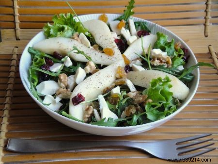 Fresh Watercress, Pear & Fromage Frais Salad: Original Flavor Under €1 Per Serving