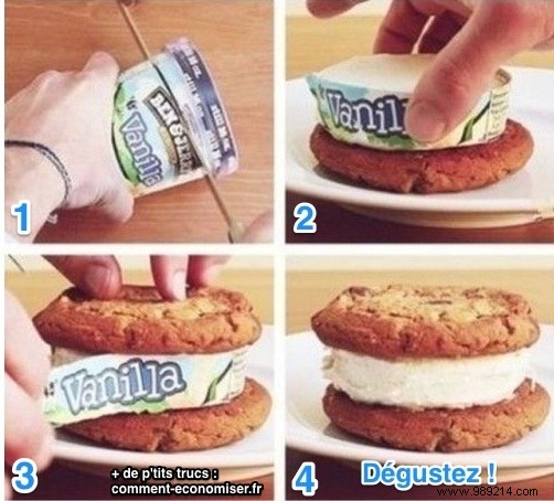 2-Minute Ice Cream Cookie Sandwiches: The Ultimate Quick Dessert Hack