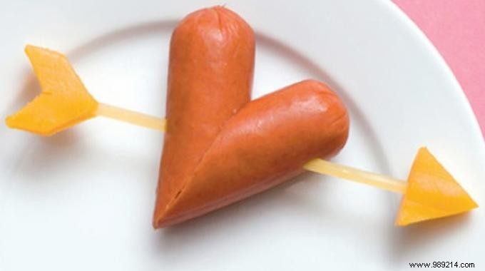 Quick Trick: Make Adorable Heart-Shaped Sausages in 30 Seconds with a Toothpick