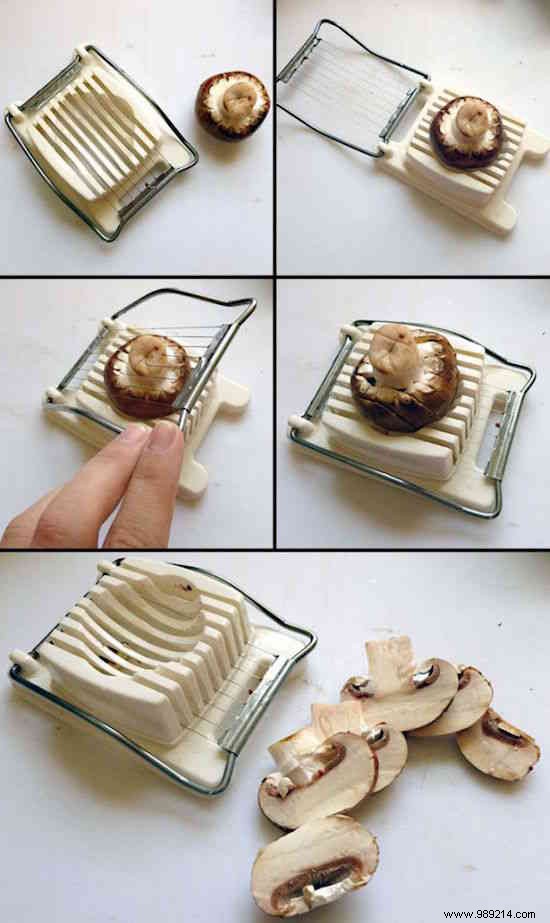 Effortless Mushroom Slicing: Use an Egg Slicer to Save Precious Prep Time
