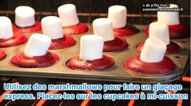 Quick Cupcake Frosting Hack: Melt Marshmallows for Instant Icing