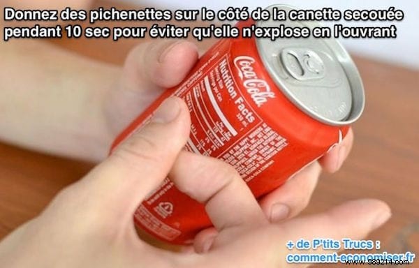 Proven Hack: Open a Shaken Soda Can Without Any Mess