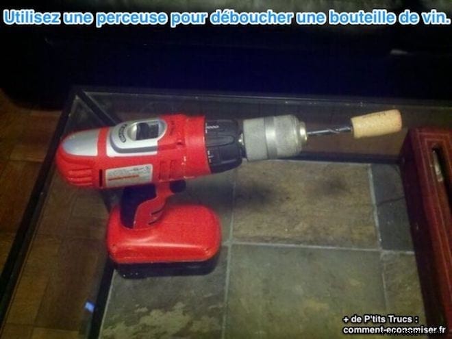 Quick DIY Hack: Open a Wine Bottle with a Power Drill
