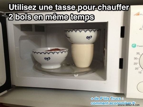 Easy Microwave Hack: Heat Two Bowls at the Same Time Like a Pro