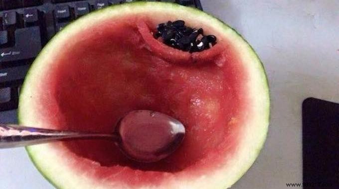 The Clever Spoon Trick for Seed-Free Watermelon Eating