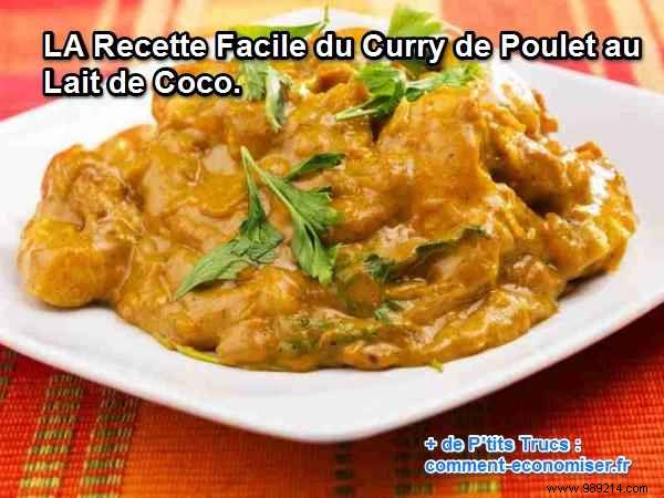 Easy Chicken Curry with Coconut Milk: Simple Recipe for 6