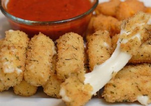 Guilt-Free Baked Mozzarella Sticks: Crispy, Low-Calorie Recipe for Parties