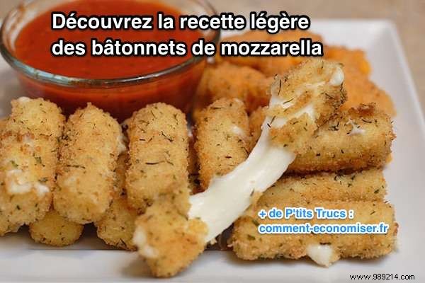 Guilt-Free Baked Mozzarella Sticks: Crispy, Low-Calorie Recipe for Parties