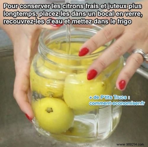 How to Keep Lemons Fresh for Weeks: Simple Glass Jar Trick