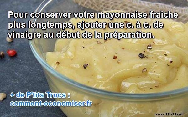 Proven Kitchen Hack: Keep Homemade Mayonnaise Fresh for Up to a Week