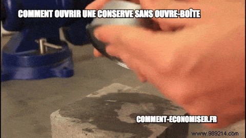 How to Open a Tin Can Without a Can Opener: A Reliable Concrete Trick