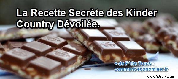 Easy Homemade Kinder Country Recipe: Crispy Chocolate Rice Bars