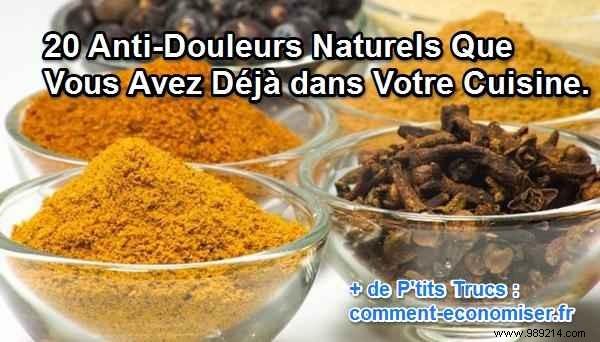 20 Science-Backed Kitchen Ingredients That Relieve Pain Naturally