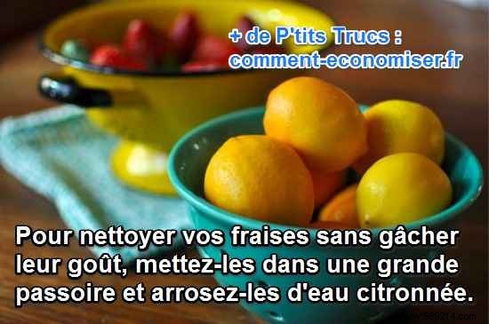 Why Skip Tap Water: Clean Strawberries Naturally with Lemon Juice